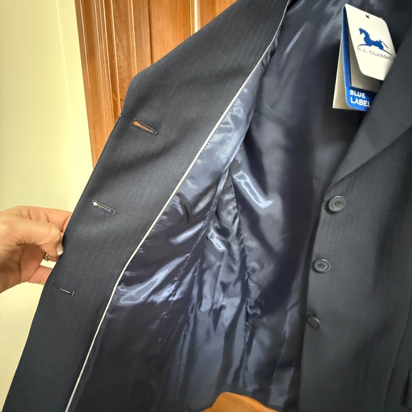 R.J.Classics Equestrian Hunt Coat in Navy Blue (Size 8L) - Picture 4 of 6